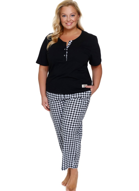 Pijama dama DOCTOR NAP PM.7267 BLACK