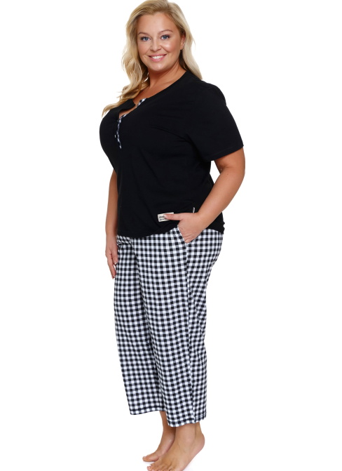 Pijama dama DOCTOR NAP PM.7267 BLACK