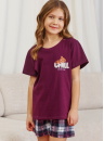 Pijama pentru copii DOCTOR NAP PDU.7202 burgundy