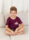 Pijama pentru copii DOCTOR NAP PDU.7202 burgundy