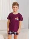 Pijama pentru copii DOCTOR NAP PDU.7202 burgundy