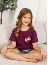 Pijama pentru copii DOCTOR NAP PDU.7202 burgundy