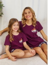 Pijama pentru copii DOCTOR NAP PDU.7202 burgundy