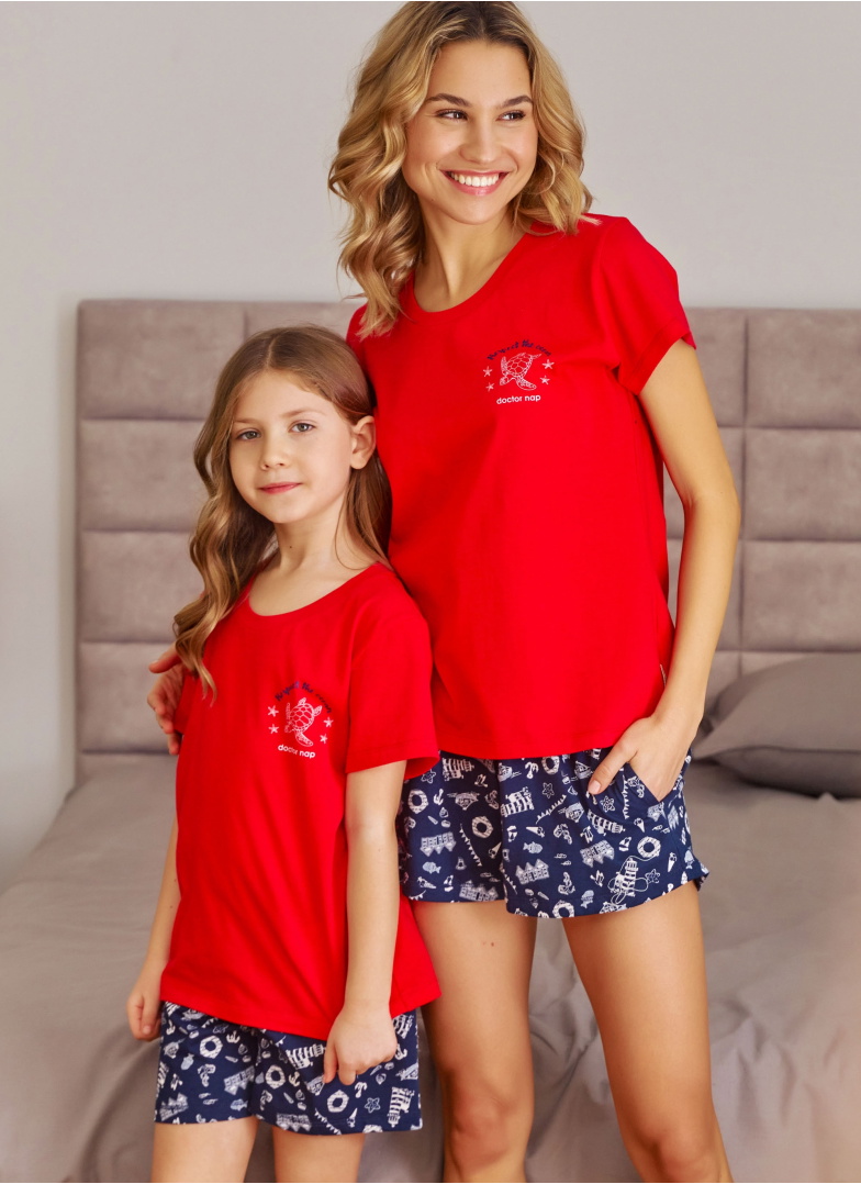 Pijama dama DOCTOR NAP PM.7209 RED