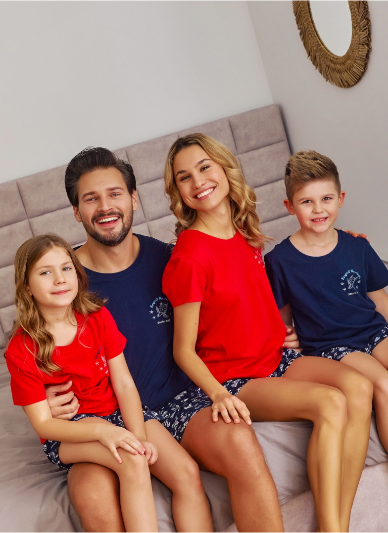 Pijama bărbați DOCTOR NAP PMB.7210 NAVY BLUE