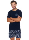 Pánské pyžamo DOCTOR NAP PMB.7210 NAVY BLUE