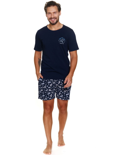 Pijama bărbați DOCTOR NAP PMB.7210 NAVY BLUE