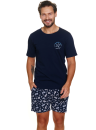 Pánské pyžamo DOCTOR NAP PMB.7210 NAVY BLUE