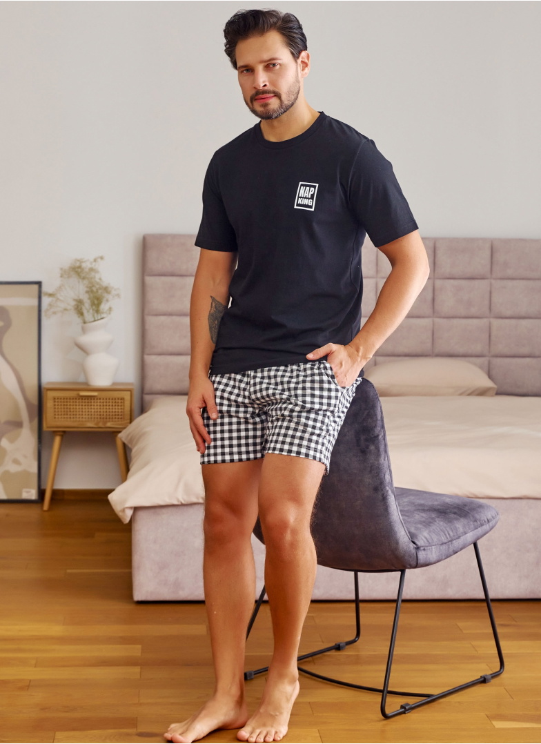 Pijama bărbați DOCTOR NAP PMB.7214 BLACK