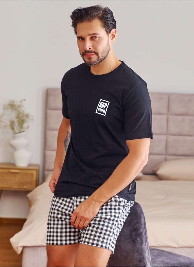 Pijama bărbați DOCTOR NAP PMB.7214 BLACK