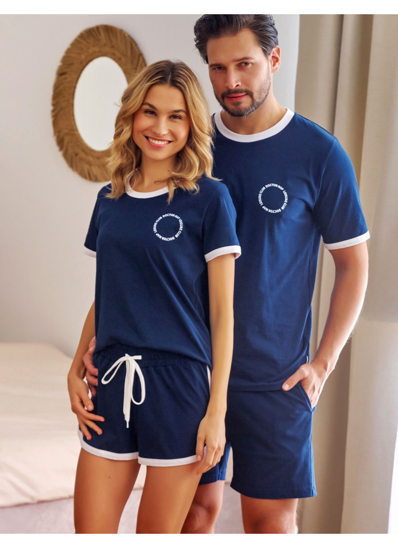 Pijama dama DOCTOR NAP PM.7217 NAVY BLUE