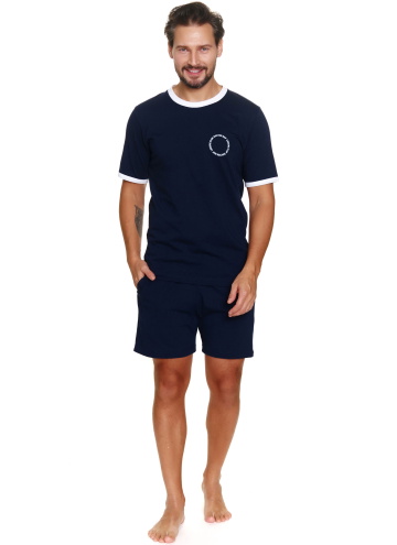 Pánské pyžamo DOCTOR NAP PMB.7218 NAVY BLUE