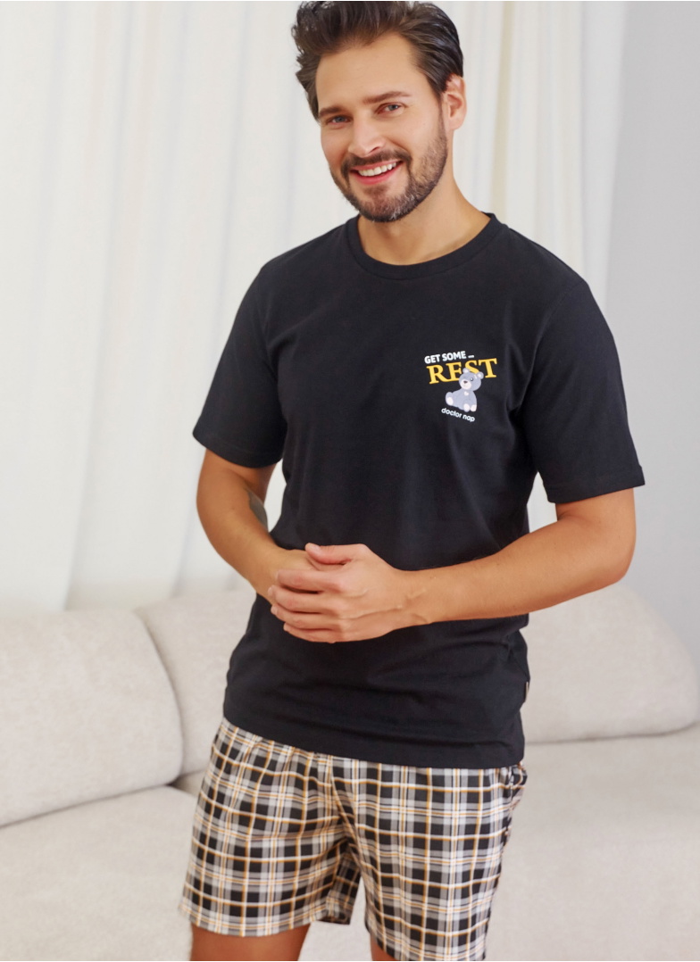 Pijama bărbați DOCTOR NAP PMB.7231 BLACK