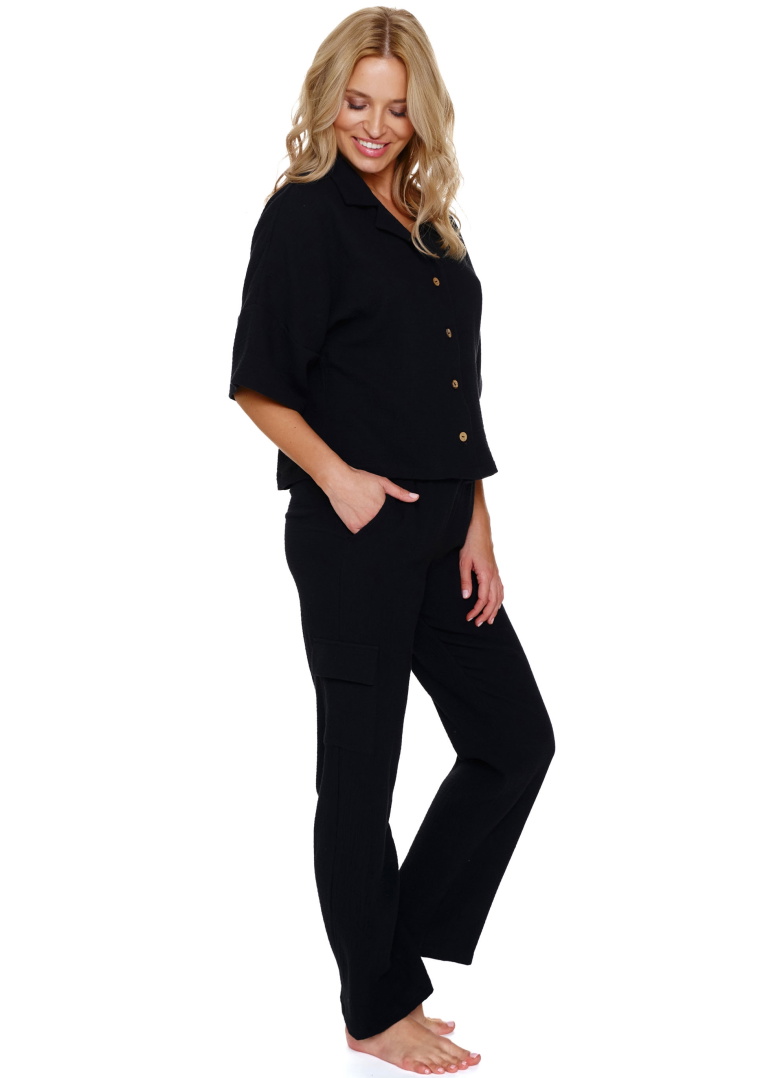 Dámské pyžamo DOCTOR NAP PM.7236 BLACK