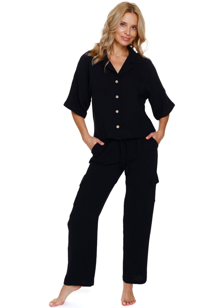 Dámské pyžamo DOCTOR NAP PM.7236 BLACK