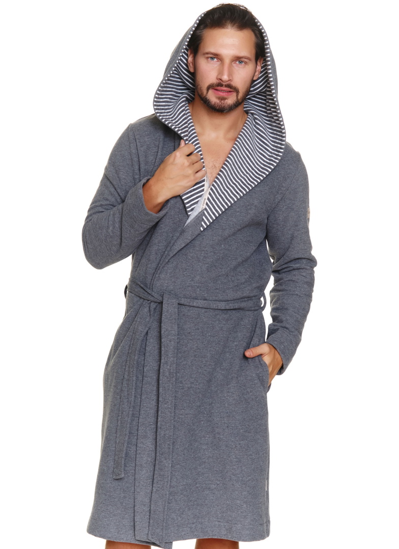 Férfi köntös DOCTOR NAP SMW.7230 DARK GREY