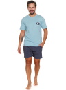 Piżama męska Doctor Nap PMB.7232 ICE BLUE