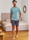 Piżama męska Doctor Nap PMB.7232 ICE BLUE