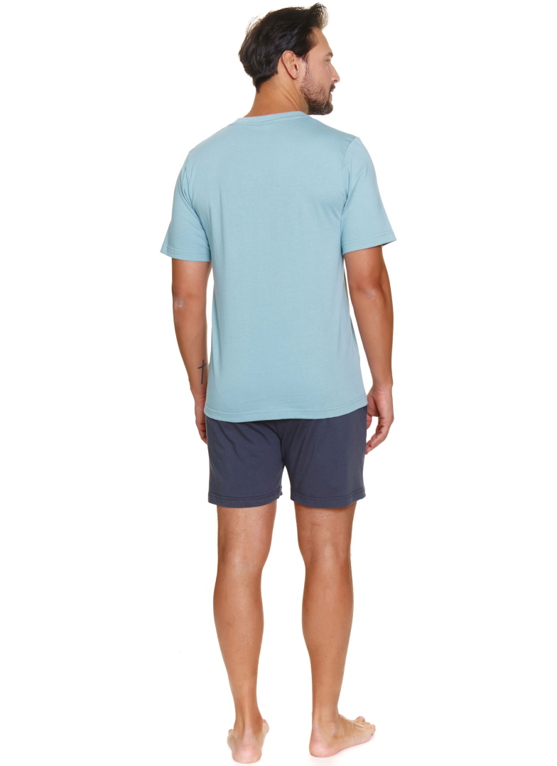 Piżama męska Doctor Nap PMB.7232 ICE BLUE