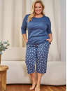 Pijama dama DOCTOR NAP PB.7264 DEEP BLUE