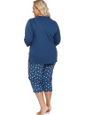Piżama damska Doctor Nap PB.7264 DEEP BLUE