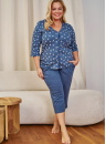 Pijama dama DOCTOR NAP PB.7265 DEEP BLUE