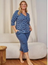 Dámské pyžamo DOCTOR NAP PB.7265 DEEP BLUE