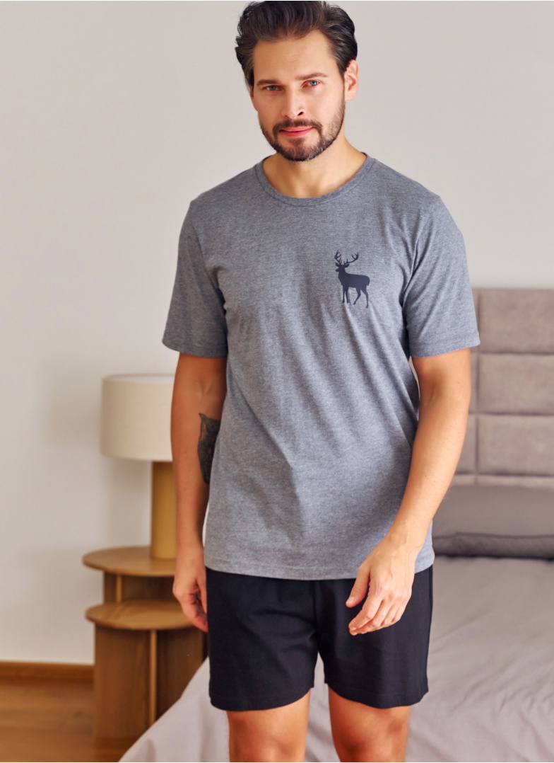 Pijama bărbați DOCTOR NAP PMB.7235 DARK GREY