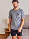 Pijama bărbați DOCTOR NAP PMB.7235 DARK GREY