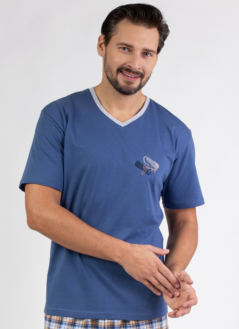 Pijama bărbați REGINA 475 albastru