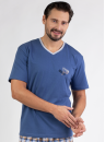 Pijama bărbați REGINA 475 albastru