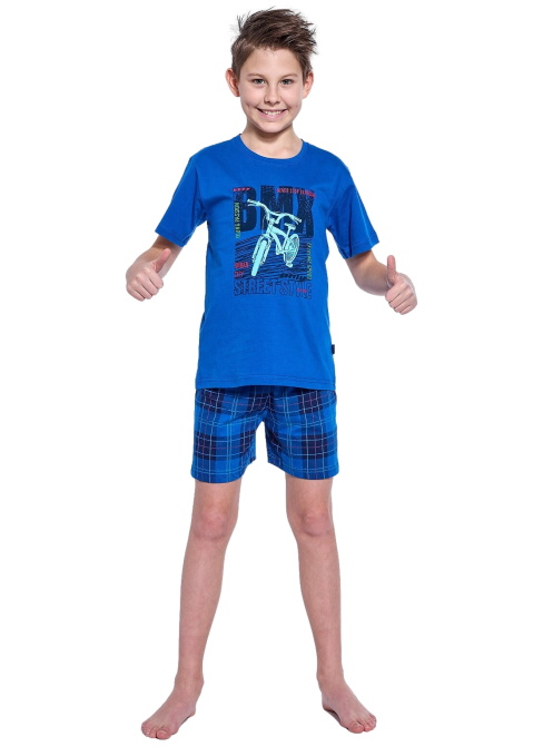 Pijama pentru copii CORNETTE 790/117 BMX cobalt