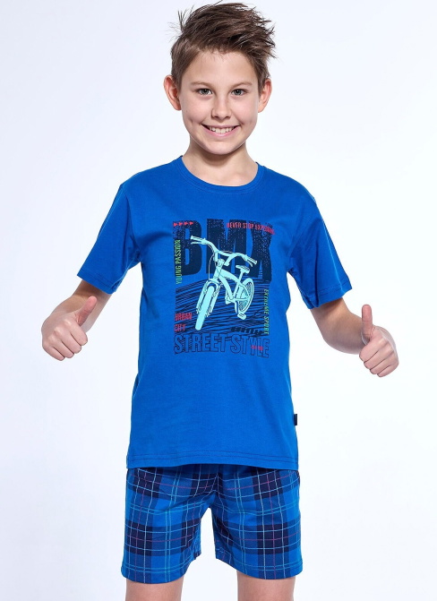 Pijama pentru copii CORNETTE 790/117 BMX cobalt