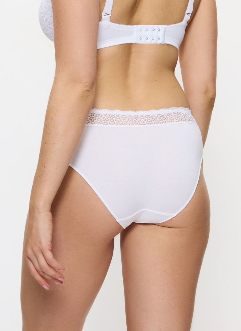 Majtki damskie Triumph Feel of Modal Tai White