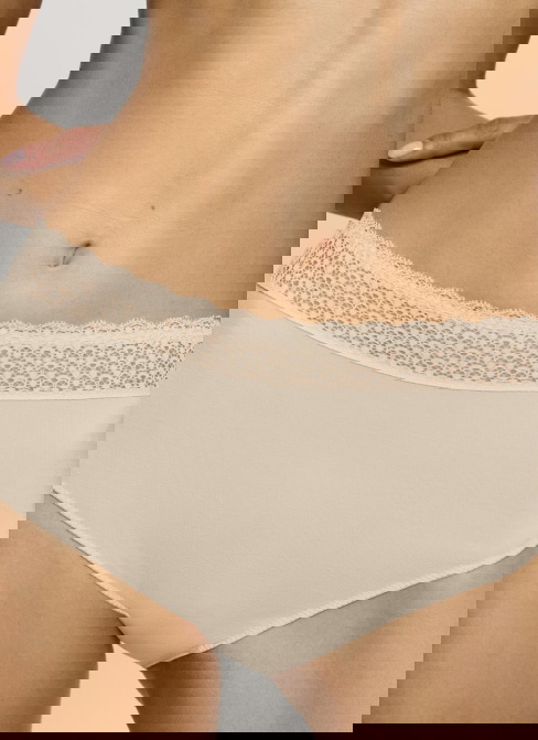 Női bugyi TRIUMPH FEEL OF MODAL MIDI CREAMY DREAM