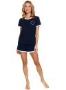 Set pentru cupluri DOCTOR NAP 7217-7218 NAVY BLUE