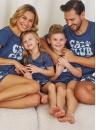 Set pijamale pentru familie DOCTOR NAP 7203-7204-7205 DEEP BLUE