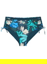Fürdőruha alsó TRIUMPH SUMMER FLEUR MAXI TURQUOISE - DARK COMBINATION