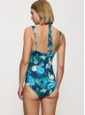 Jednodílné plavky TRIUMPH SUMMER FLEUR OPD TURQUOISE - DARK COMBINATION