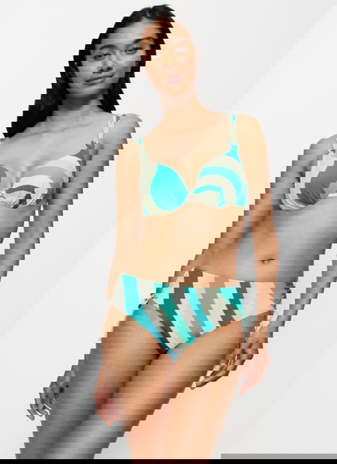 Fürdőruha alsó TRIUMPH SUMMER MIX & MATCH MIDI 02 PT BLUE - LIGHT COMBINATION