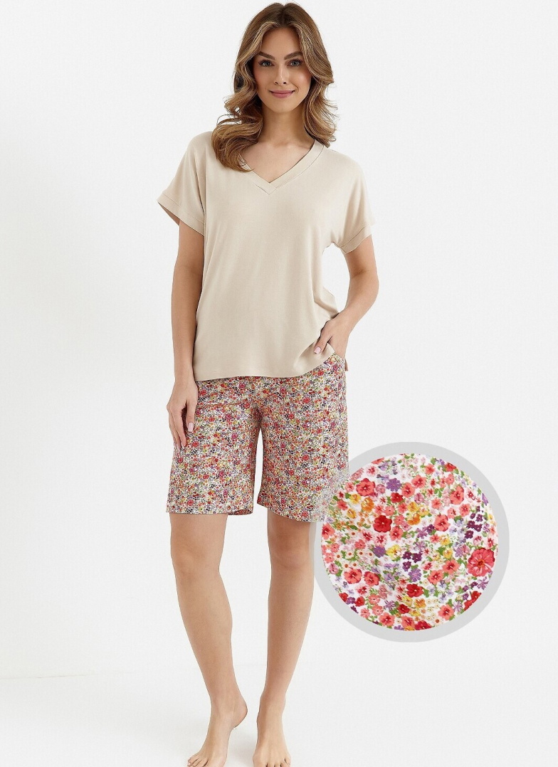 Pijama dama CANA 456 bej deschis