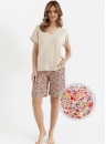 Pijama dama CANA 456 bej deschis
