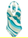 Jednodílné plavky TRIUMPH SUMMER MIX & MATCH OP PLUNGE PT BLUE - LIGHT COMBINATION