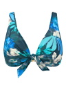 Top costum de baie TRIUMPH SUMMER FLEUR W TURQUOISE - DARK COMBINATION