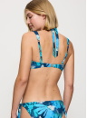 Fürdőruha felső TRIUMPH SUMMER FLEUR DP TURQUOISE - DARK COMBINATION