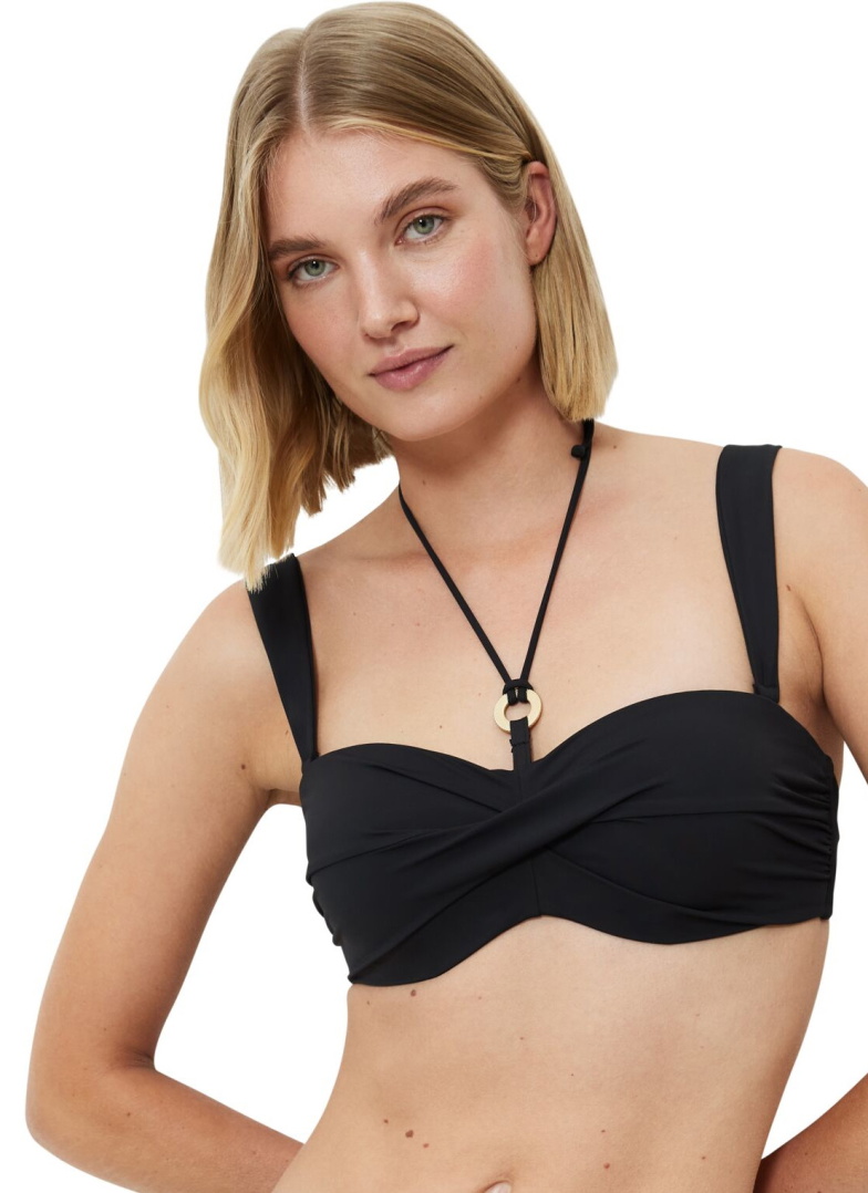 Fürdőruha felső TRIUMPH SUMMER TWIST DP BLACK