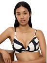 Fürdőruha felső TRIUMPH SUMMER ALLURE P 01 WHITE - DARK COMBINATION