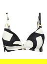 Fürdőruha felső TRIUMPH SUMMER ALLURE P 01 WHITE - DARK COMBINATION