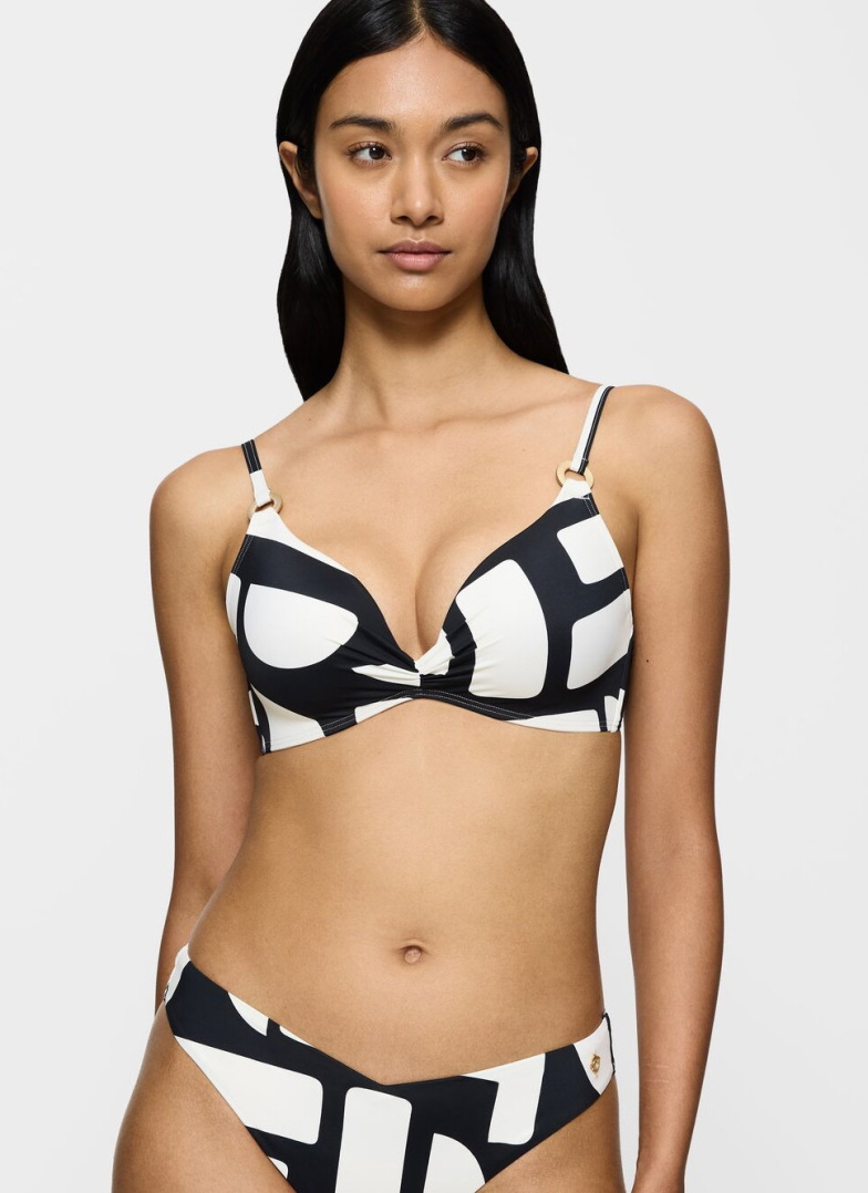 Horní díl plavek TRIUMPH SUMMER ALLURE P 01 WHITE - DARK COMBINATION