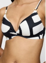 Horní díl plavek TRIUMPH SUMMER ALLURE P 01 WHITE - DARK COMBINATION